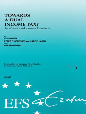 cover image of Towards a Dual Income Tax?